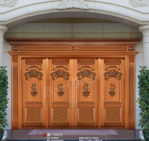 別墅四開大銅門