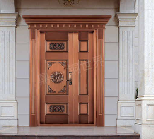 別墅子母銅大門