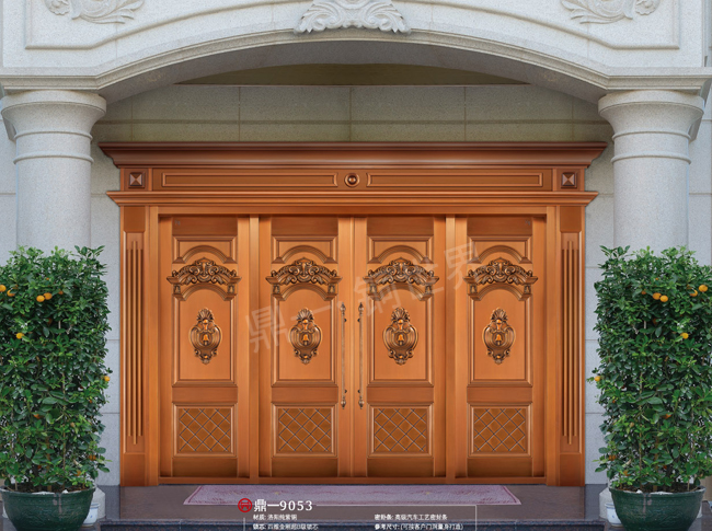 別墅四開大銅門